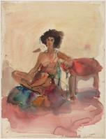 TdM C 017
<br/>
Arabische vrouw in interieur
<br/>
<em>Israëls, Isaac (1865-1934)</em>